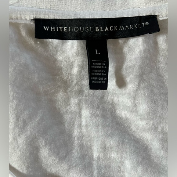 White House Black Market Relaxed White Tank Top - Picture 3 of 4